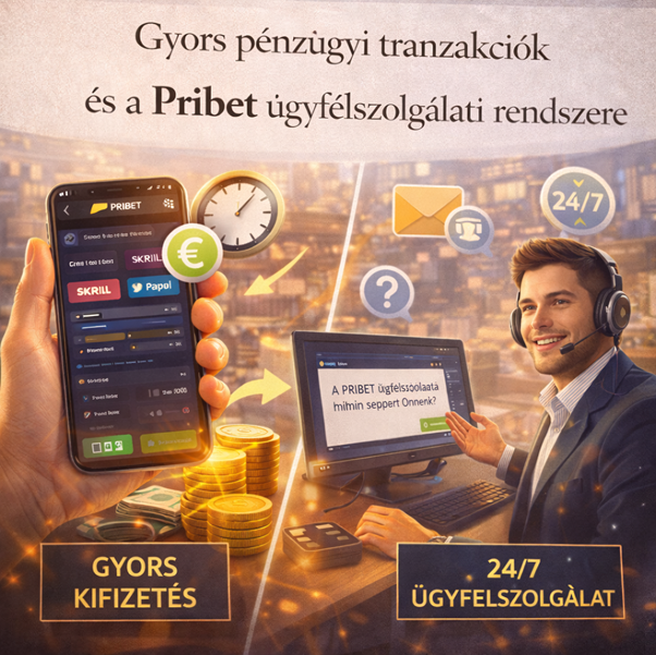 Gyors pénzügyi tranzakciók és a Pribet ügyfélszolgálati rendszere